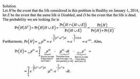 Exam LTAM exercise for October 1, 2020