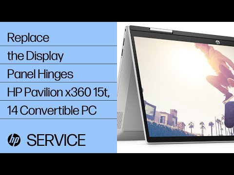 Replace the Display Panel Hinges | HP Pavilion x360 15t, 14 Convertible PC | HP