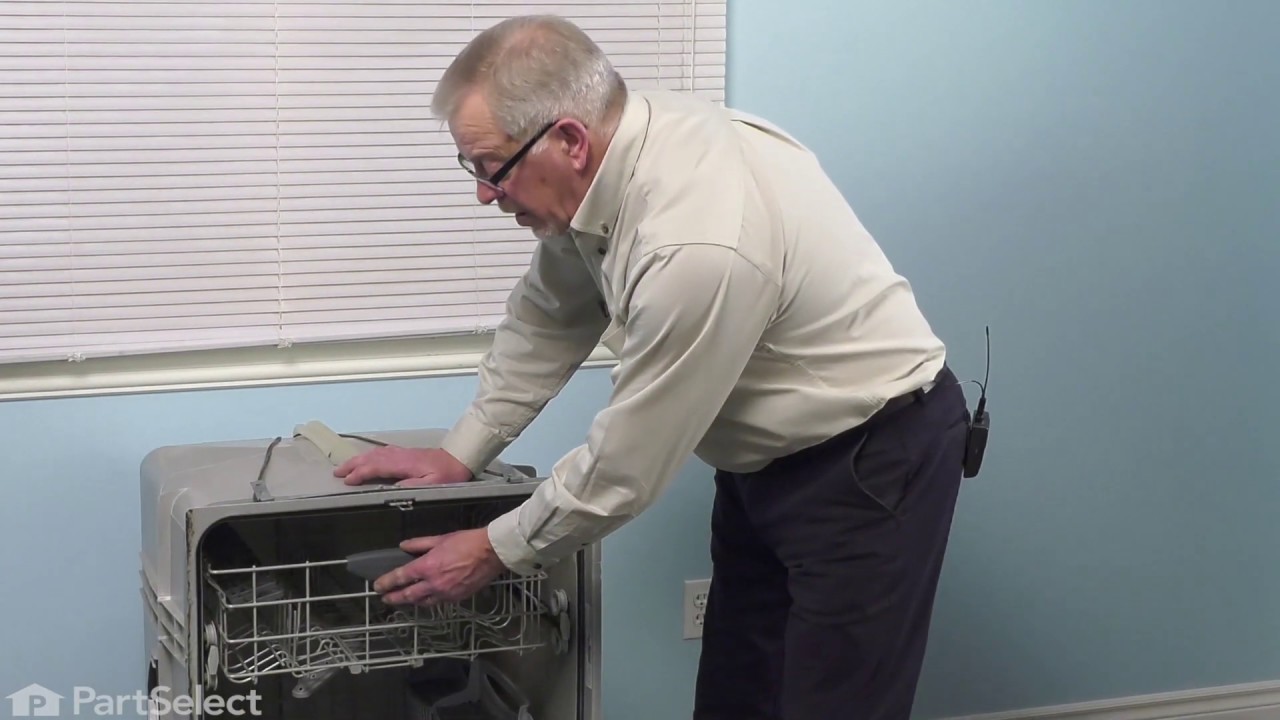 Frigidaire Dishwasher Repair How to Replace the Upper Dishrack Fence