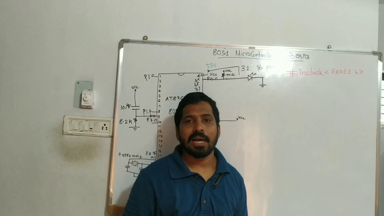 8051 PROGRAMMING PART-2 LED INTERFACING - YouTube