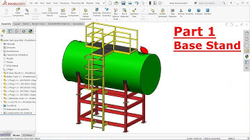 Solidworks tutorial Design of water Tank Part 1 (Solidworks Weldments)
