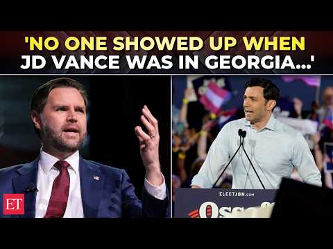‘The stadium was EMPTY when JD came…’: Georgia Senator Ossoff ‘HUMILIATES’ Vance at Augusta rally