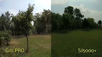 GitUp Git1 PRO vs SJ5000+ Plus test 2