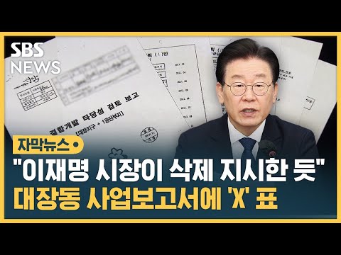 …검찰, 이재명 &amp;#39;<strong>배임</strong>&amp;#39; 겨냥 (자막뉴스) / SBS