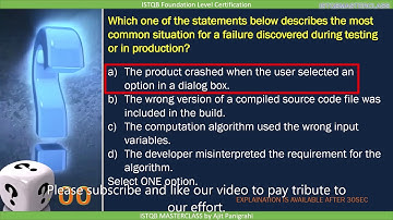 1 2 3  Errors Defects and Failures QUIZ  : ISTQB Foundation level 2018 Question bank