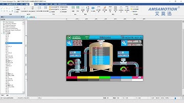 恒液位控制一体机的触摸屏页面是怎么设计？