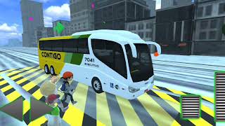 OFFROAD SCHOOL BUS DRIVER GAME ANDROID MOBILE GAMEPLAY screenshot 3