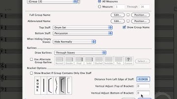 Virtual Drumline & Finale - Score Setup