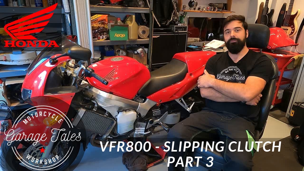 Проскальзывание сцепления Honda VFR800, часть 3 — почти исправлено