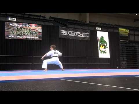 2009 gator nationals traditional forms runoffs sarah calande youtube