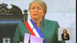 Discurso 21 Mayo 2009 Michelle Bachelet - Bono por hijo y pensiones solidarias