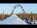 Daniel Bodin Lands Huge Double Backflip On A Snowmobile