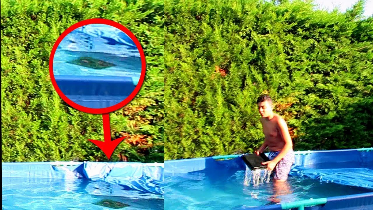 J'AI JETER LA PS4 DE MOMO DANS LA PISCINE ! [ NO PRANK ]