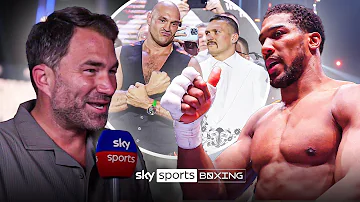 "I fancy his chances against Fury & Usyk" 👀 | Eddie Hearn on Anthony Joshua becoming undisputed