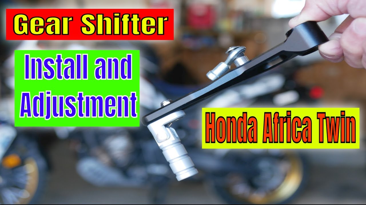 Installing and Adjusting Gear Shifter Honda Africa Twin YouTube