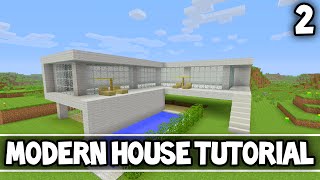Minecraft Simple Easy Modern House Tutorial Part 2 (Xbox/Playstation)