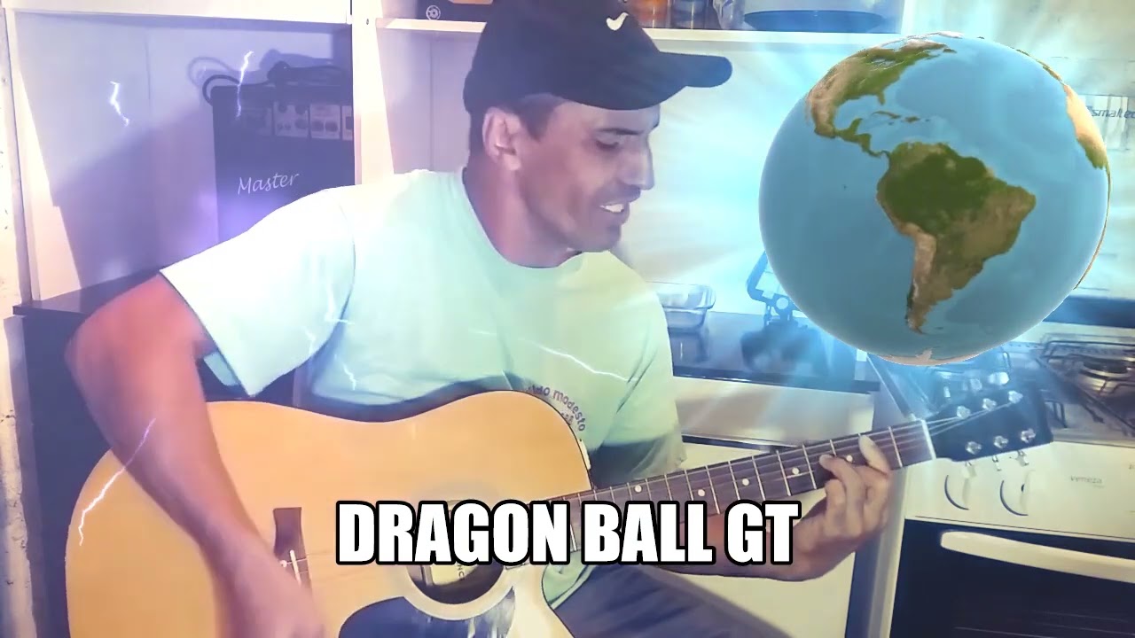 Dragon Ball GT Musica de abertura na guitarra en 2023