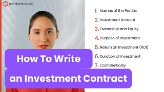 How To Write An Investment Contract 8 Easy Steps