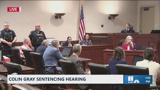 Judge sentences Colin Gray to 15 years in prison