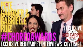 Pete Gardner & Gabrielle Ruiz #CrazyExGirlfriend interviewed at 7th Annual World Choreography Awards Profile