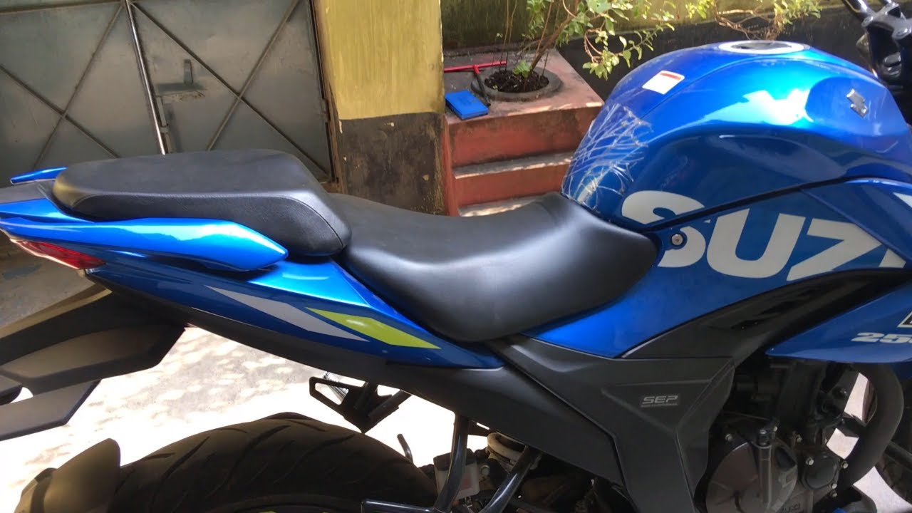 gixxer bike seat height