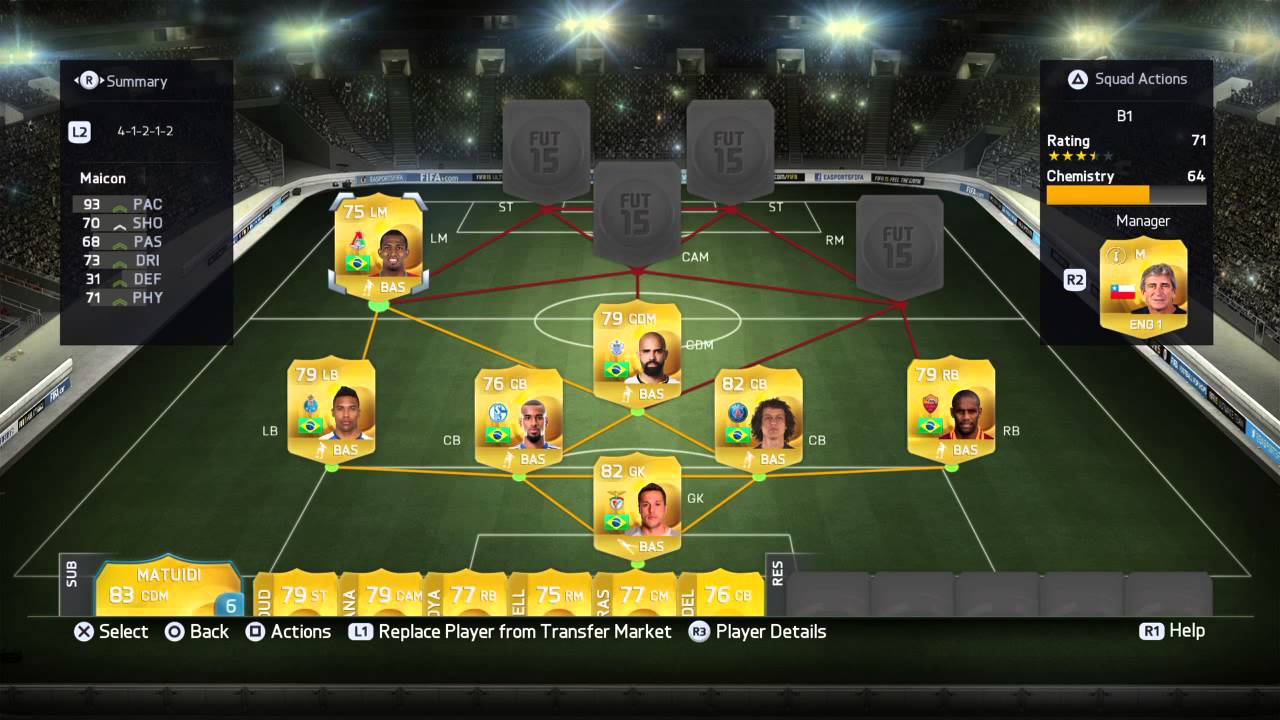 FIFA15 SQUAD BUILDER FT INFORM