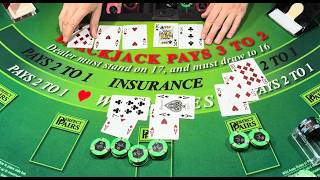 I Hit a 12-1 Perfect Pair of Aces During This Blackjack Session
