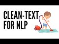 Cleaning Text Data using Python's Clean-Text Library