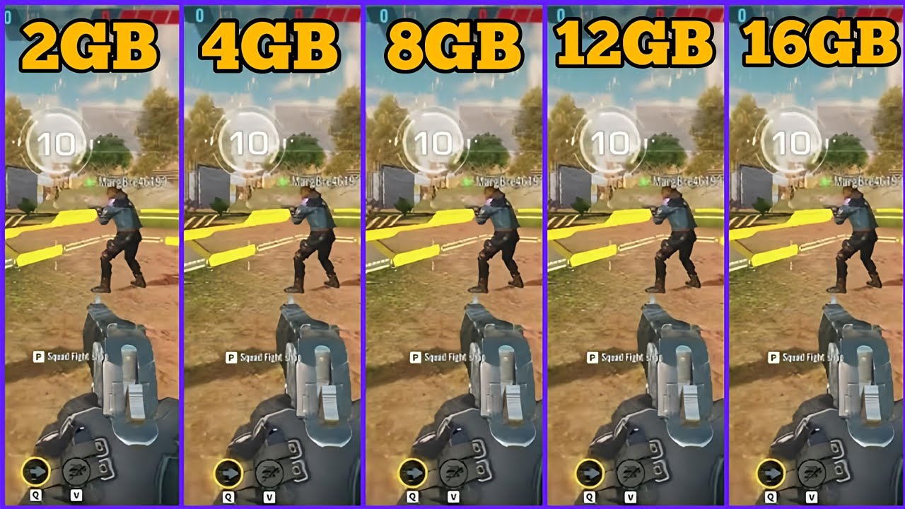 BLOOD STRIKE RAM COMPARISON 2GB VS 4GB VS 8GB VS 12GB VS 16GB
