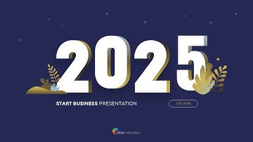 2025 Business Start Pitch Deck Animated Slides
