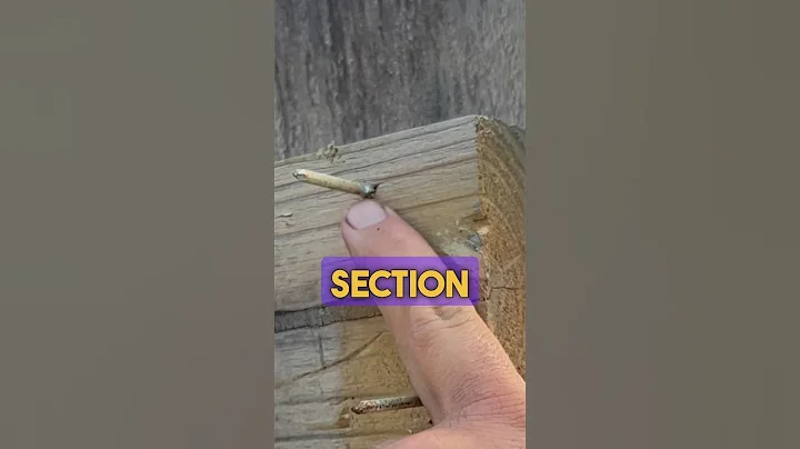 Cut 🪚Through Nails with NO power Equipment Quickly: Tips & Tricks 💪