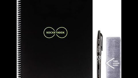 Rocketbook Core reusable notebook and Pilot Frixion pen unboxing and basic overview.