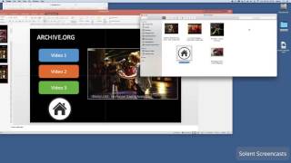 TV App UI Prototype with MS Powerpoint