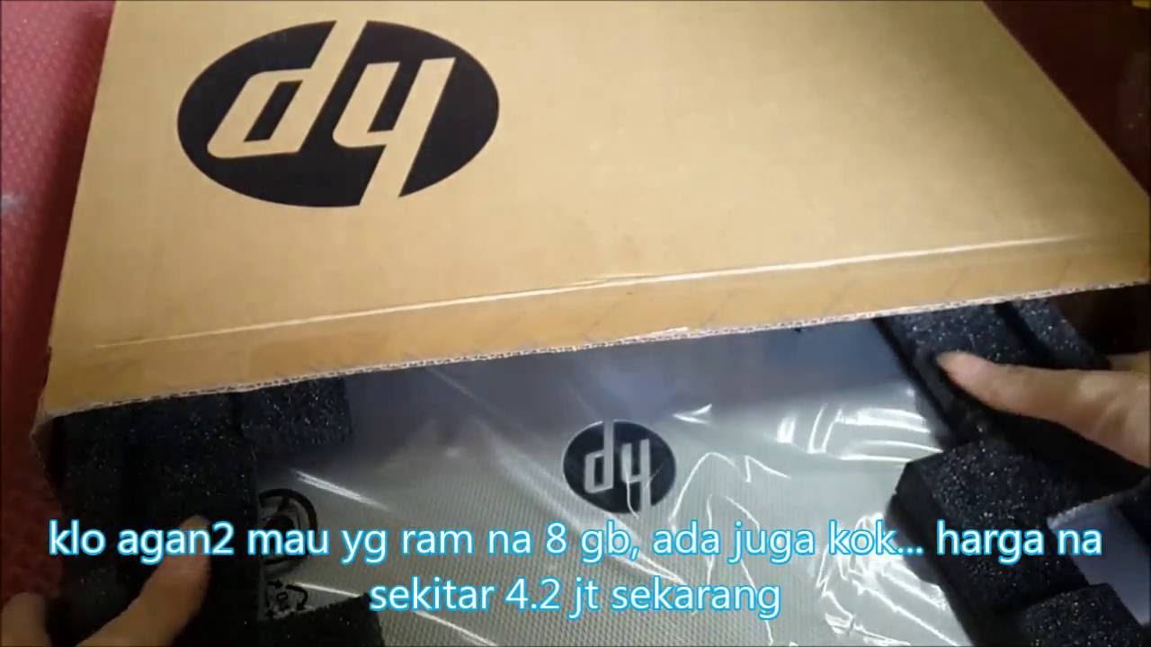 Unboxing HP 14AF118AU Laptop 14" Amd Quadcore A87410 (Indo) YouTube