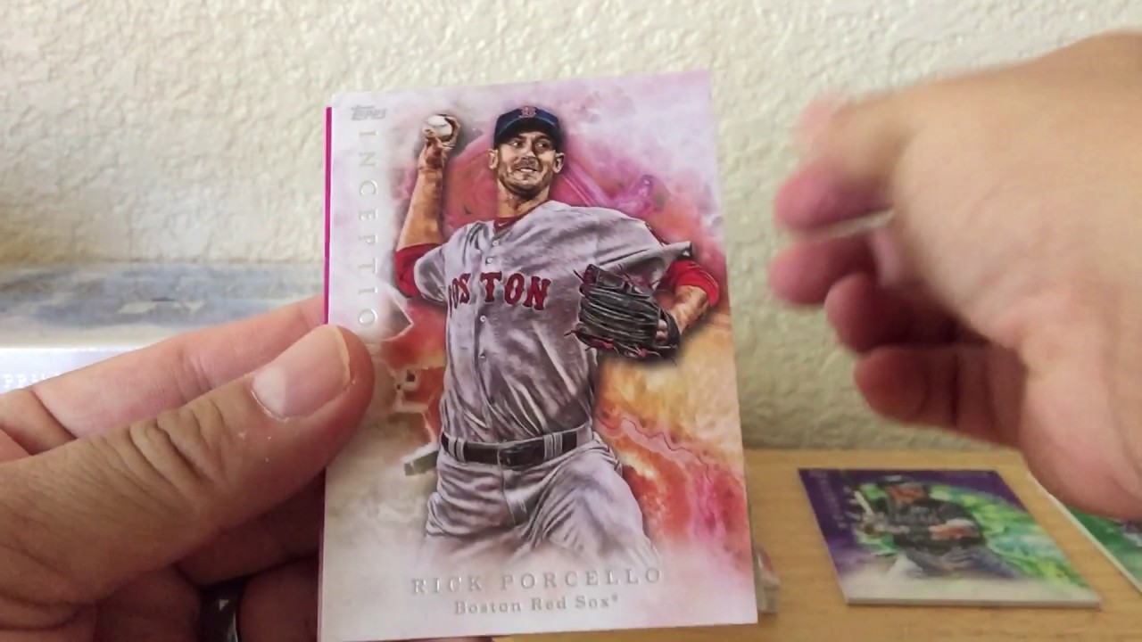 2017 Topps Inception! Boxes #1-4! Nice A's box!