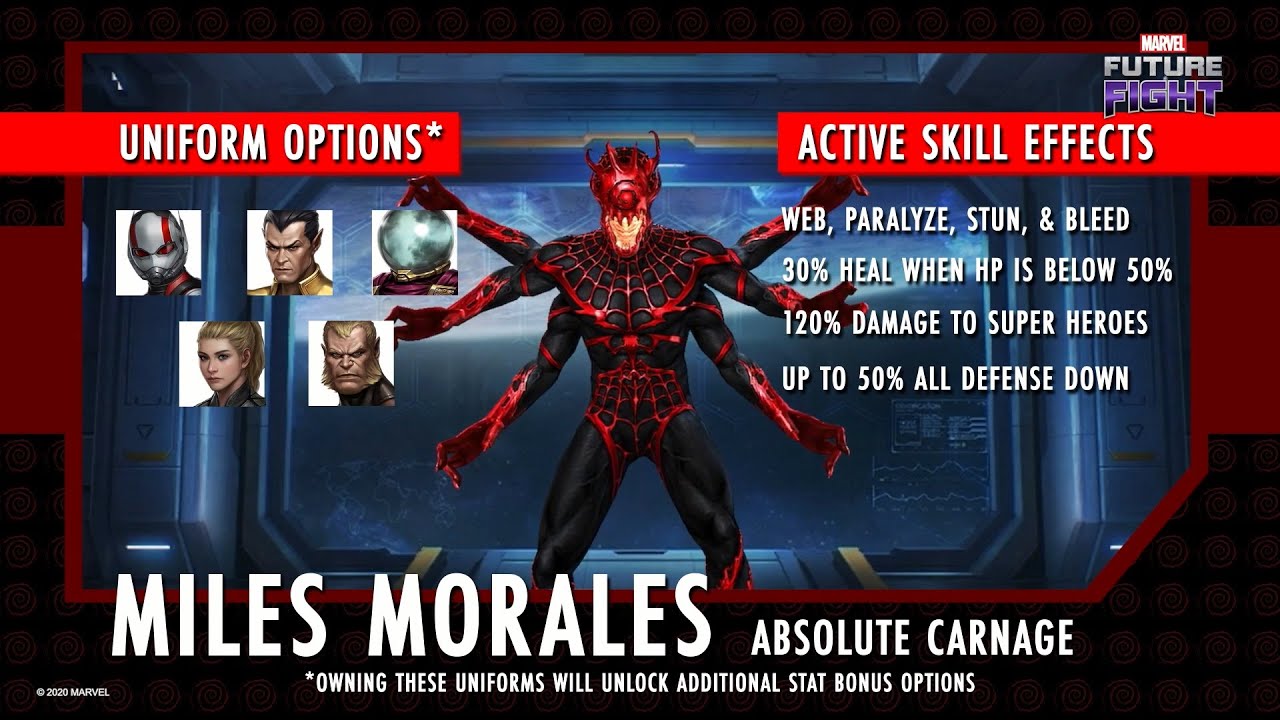 Marvel Future Fight Spider Manmiles Moraless New Uniform Is Coming