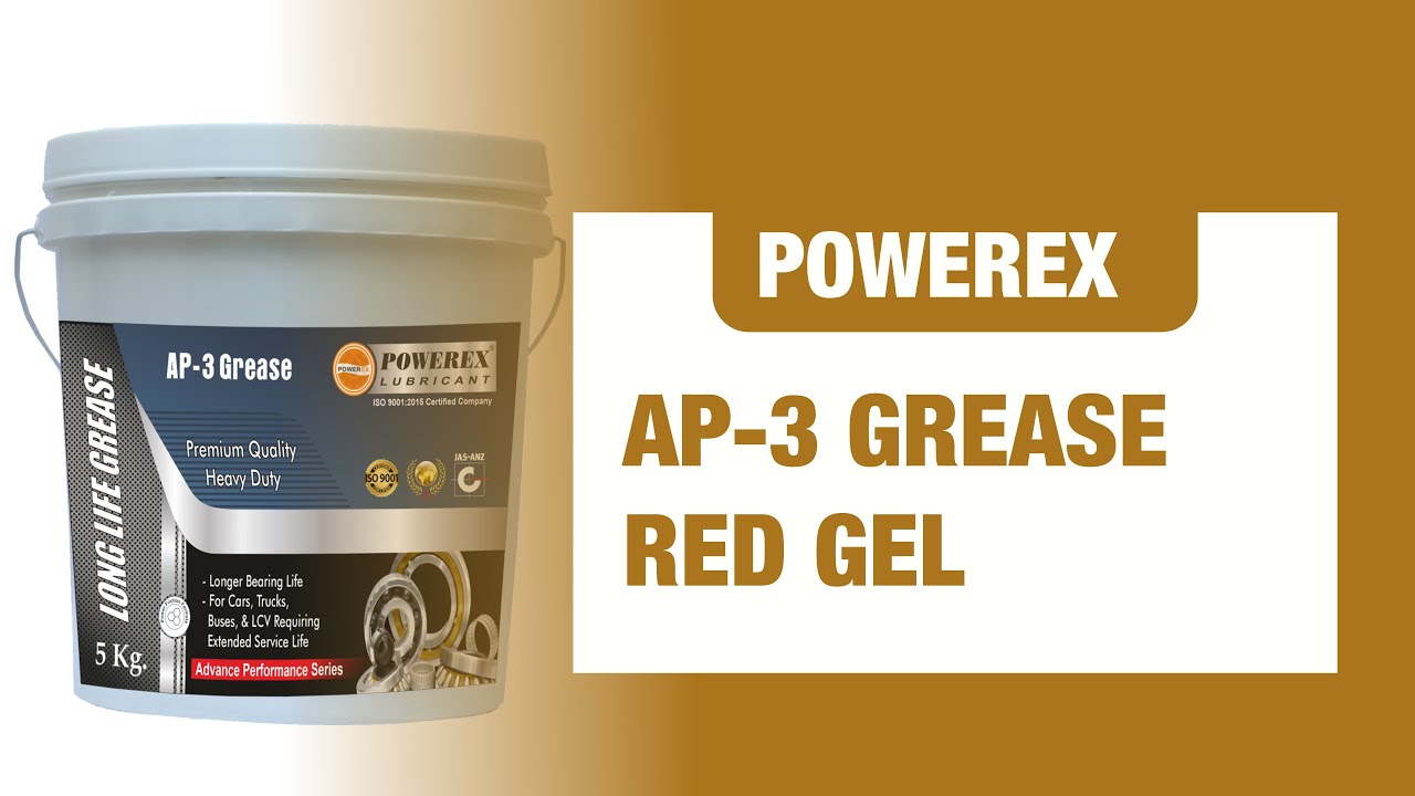 POWEREX AP3 GREASE RED GEL YouTube