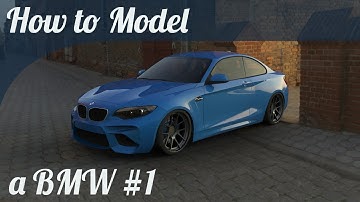 3D Car Modeling Tutorial pt.1 | Modeling a BMW