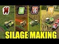 ALL MOBILE Farming Simulator 14 16 18 20 SILAGE MAKING COMPARISON