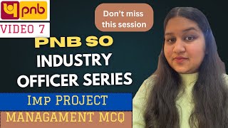 PNB SO INDUSTRY OFFICER PROJECT MANAGEMENT MCQ PRACTICE #pnbso #pnbindustryofficer