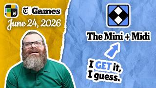 One weird clue | NYT Mini and Midi Crossword June 24, 2026