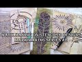 Mark Making on Stenciled Designs~Mark Making Series #3