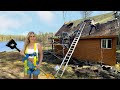 ABANDONED LAKEFRONT Home Renovation: Removing Shingles