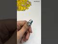 Easy Flower Nail Art | Simple Glitter Design #shorts