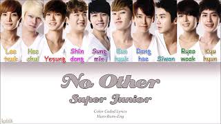 SUPER JUNIOR - NO OTHER LYRICS BY COLOR