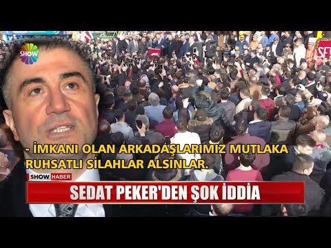 Sedat Peker'den şok iddia