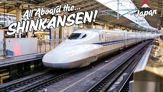 Riding the Shinkansen (Bullet Train) from Kyoto to Tokyo!