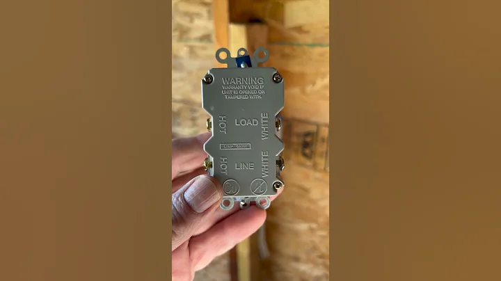 GFCI Outlet Installation - In 60 Seconds #Shorts