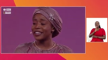 Alhanislam Performs in Rome at the UN-SDG action awards, where she was also honoured as a finalist.