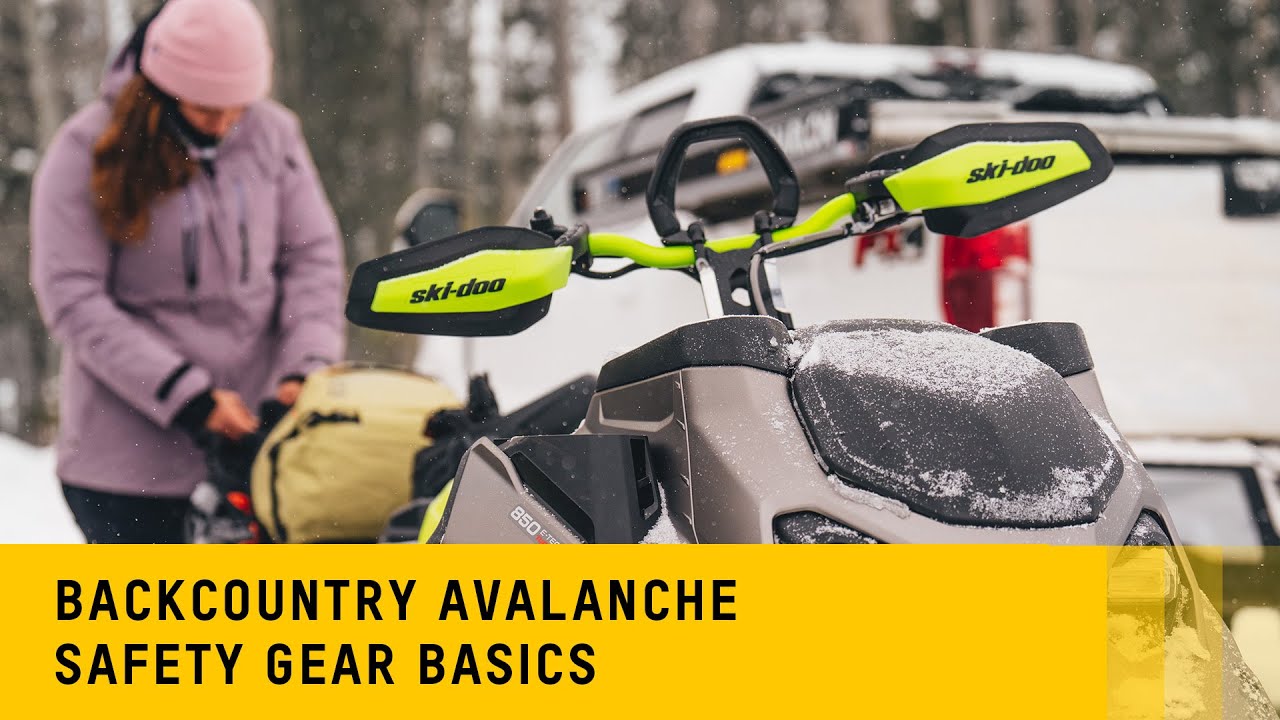 SkiDoo Backcountry Avalanche Safety Gear Tips YouTube